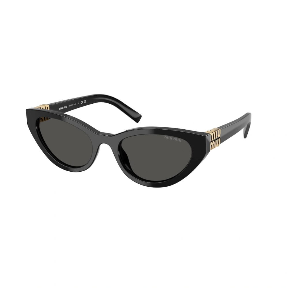 MIU MIU MU A04S - 16K08Z - 54 Okulary przeciwsłoneczne Czarny Kocie oczy