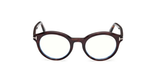 Tom Ford TF6061-B - 052 - 50 - Z SOCZEWKAMI Z FILTREM ŚWIATŁA NIEBIESKO-FIOLETOWEGO Oprawki korekcyjne Okrągły