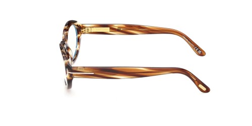 Tom Ford TF6067-B - 055 - 54 - Z SOCZEWKAMI Z FILTREM ŚWIATŁA NIEBIESKO-FIOLETOWEGO Oprawki korekcyjne Havanna Owalny