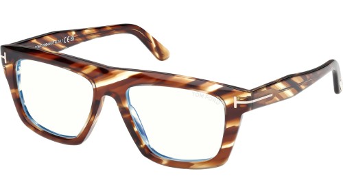 Tom Ford - Oprawki korekcyjne - TF6059-B - 055 - 54 - Z SOCZEWKAMI Z FILTREM ŚWIATŁA NIEBIESKO-FIOLETOWEGO