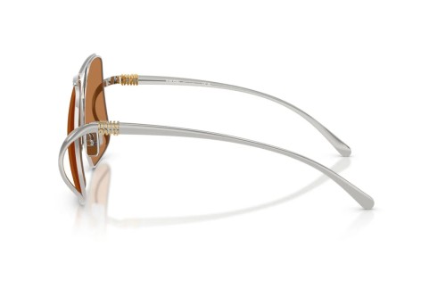 MIU MIU MU A55S - ​1BC90Q - ​57 Okulary przeciwsłoneczne Srebrny Kanciaste