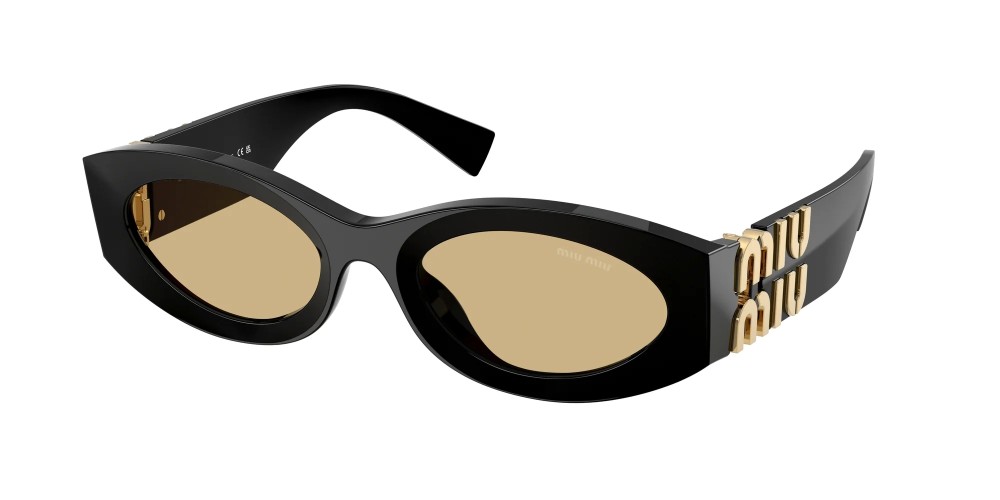 MIU MIU MU 11WS - 16K10R - 54 Okulary przeciwsłoneczne Czarny Owalny