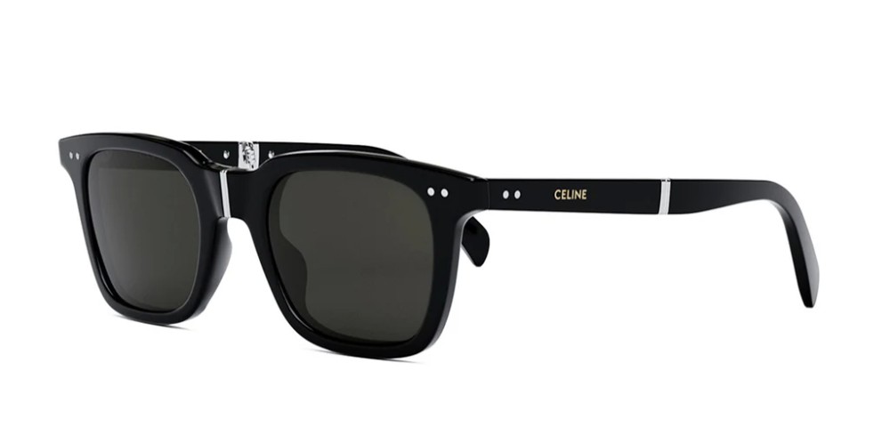 Celine CL40247I - 01A - 50 Okulary przeciwsłoneczne Czarny Kanciaste