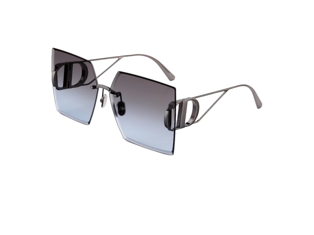 Dior 30 MONTAIGNE S7U - H4A2 0 - 64 Okulary przeciwsłoneczne Czarny Kanciaste