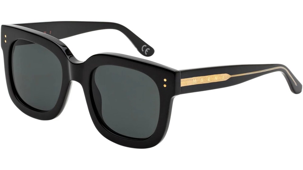 Marni 7P5 Li River Blck Fndtn - 54 Okulary przeciwsłoneczne Czarny Kanciaste