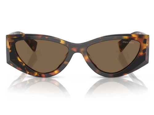 MIU MIU MU 06YS - VAU06B - 54 Okulary przeciwsłoneczne Havanna Kocie oczy