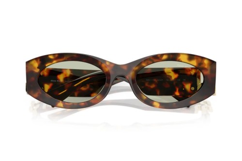MIU MIU MU 11WS - 14L50O - 54 Okulary przeciwsłoneczne Havanna Owalny