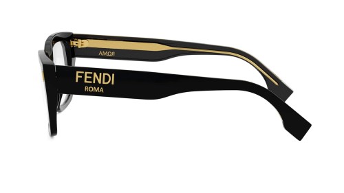 Fendi FE50094F - 001 - 52 Oprawki korekcyjne Czarny Kanciaste