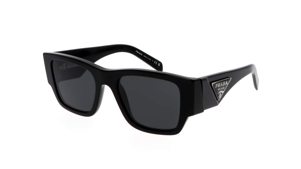 PRADA PR 10ZS - 1AB5S0 - 54 Okulary przeciwsłoneczne Czarny Kanciaste