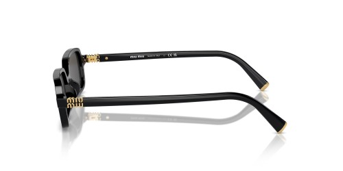 MIU MIU MU 11ZS - 16K5S0 - 51 Okulary przeciwsłoneczne Czarny Kanciaste