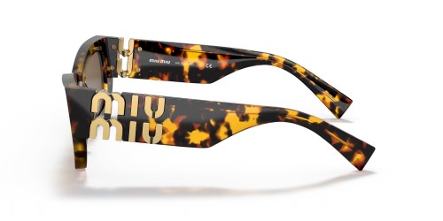 MIU MIU MU 09WS - VAU06B - 53 Okulary przeciwsłoneczne Havanna Kanciaste