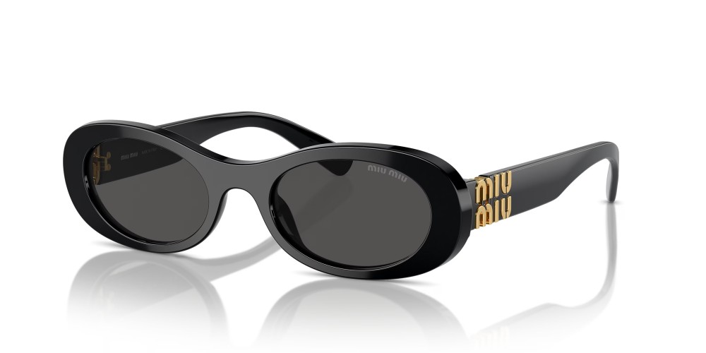 MIU MIU MU 06ZS - 1AB5S0 - 50 Okulary przeciwsłoneczne Czarny Owalny