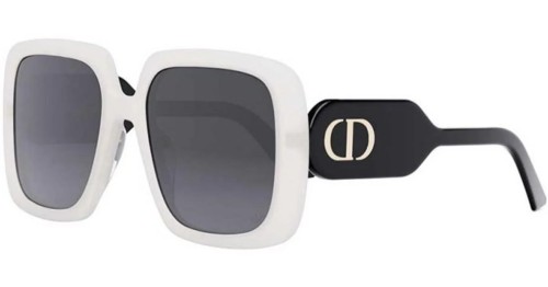 Dior DIORBOBBY S2U - 99A1 A - 55 Okulary przeciwsłoneczne Kanciaste