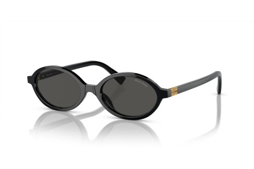 MIU MIU MU 04ZS - ​1AB5S0 - ​50 Okulary przeciwsłoneczne Czarny Owalny