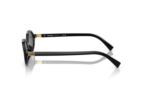 MIU MIU MU 04ZS - ​1AB5S0 - ​50 Okulary przeciwsłoneczne Czarny Owalny