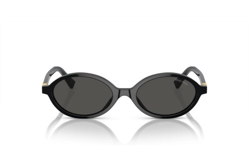 MIU MIU MU 04ZS - ​1AB5S0 - ​50 Okulary przeciwsłoneczne Czarny Owalny